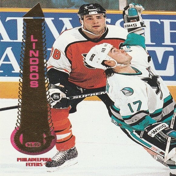 Eric Lindros Hockey Card Collection - 4 NHL Hockey Cards - Picture 4 of 5